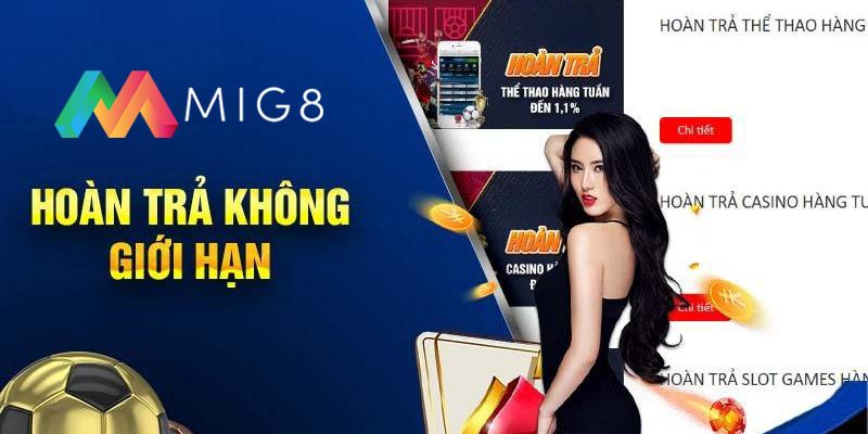 Khuyến mãi Mig8 hoàn trả không giới hạn