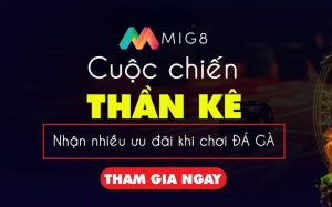 Nhanh tay tham gia đá gà Mig8 nhé