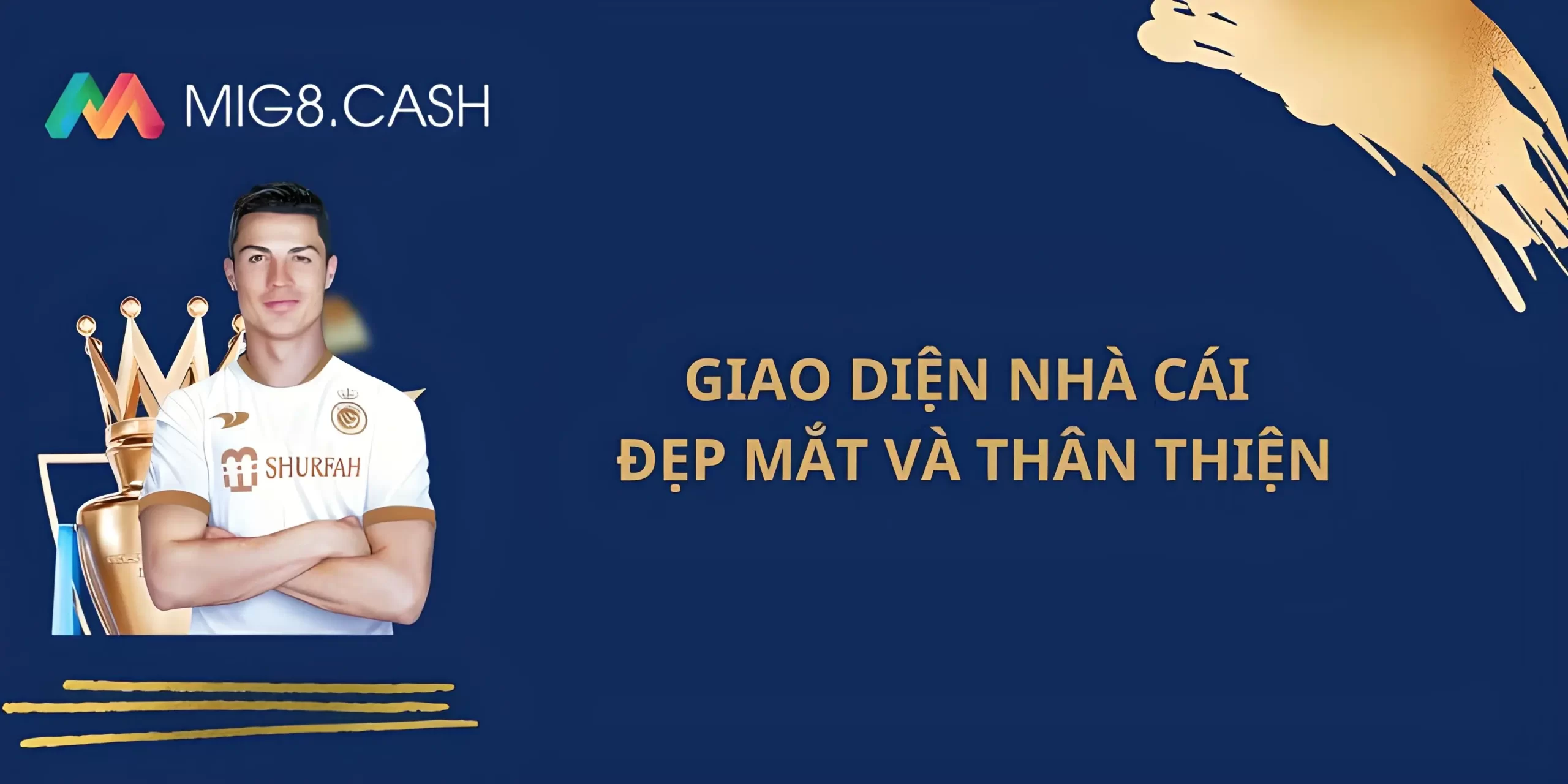 Giao diện nhà cái Mig8 đẹp mắt và thân thiện